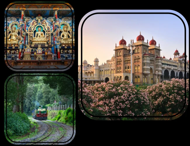 Bangalore > Mysore > Ooty > Coorg Tour Package 